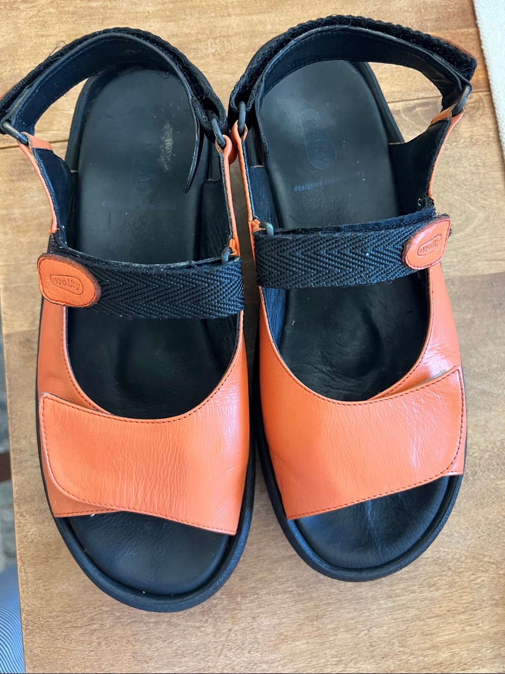 Iconic Wolky Jewel Platform Sandal 41/10
